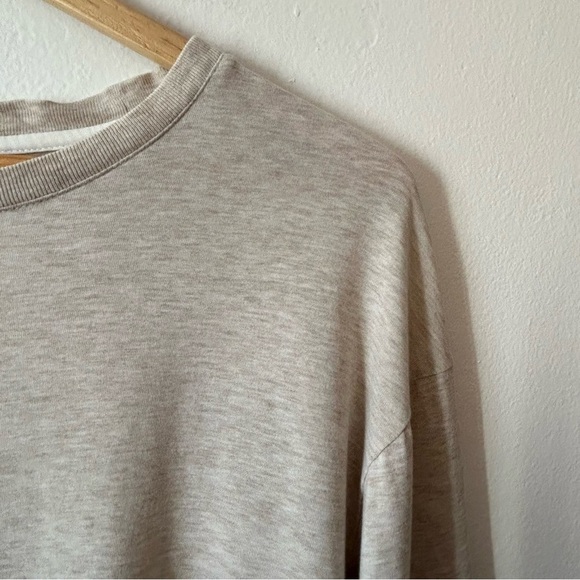 Banana Republic Fitted Crew Oatmeal Long Sleeve Tee - Large - Picture 5 of 8